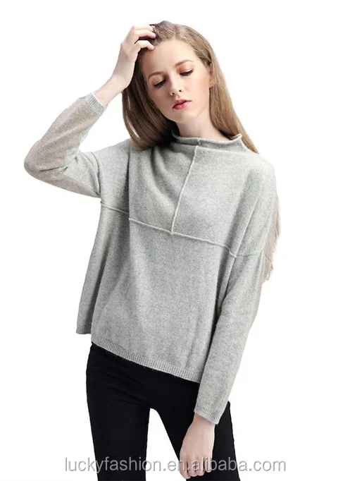 2016 BAIYIMO женская Bat рукава 100% Кашемировый Свитер