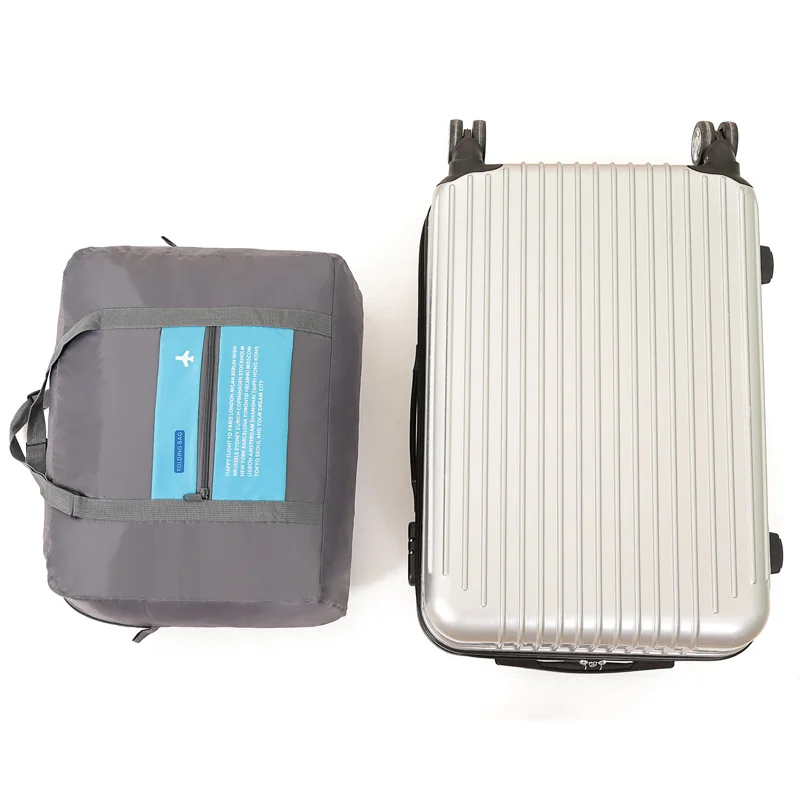 
fashionable foldable duffel travel polyester bag 