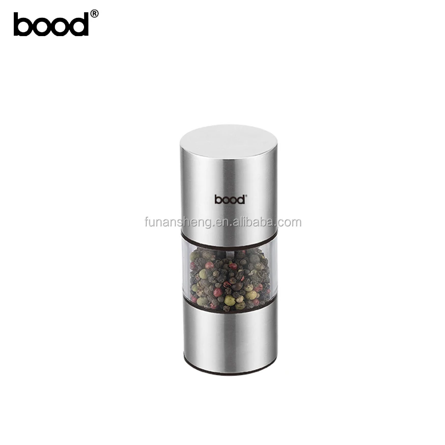Classic Stainless Steel Manual Salt and Pepper Mill/ Manual Salt and Pepper Grinder