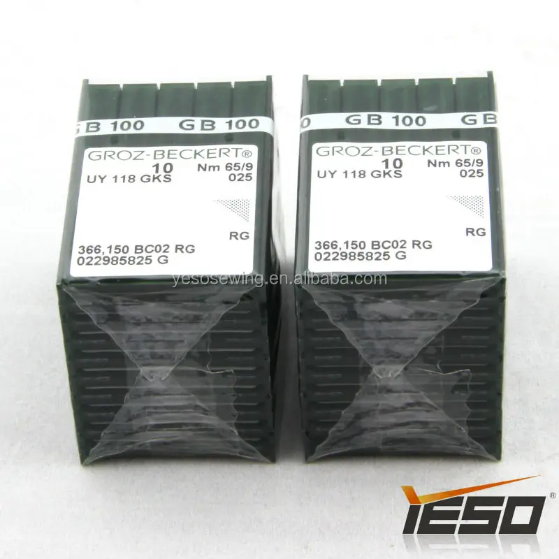 Игла для шитья UY118GKS Nm 65/9 Groz-Beckert, сделано в германии