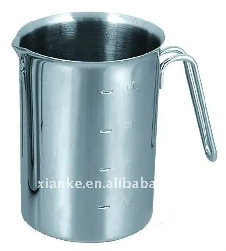 
Good Quality Stainless Steel Water Mugs Measuring Cup With Handle 