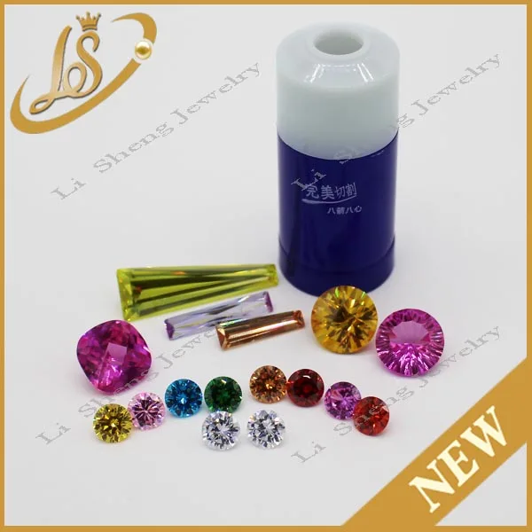 wholesale price gemstone color cubic zirconia stone