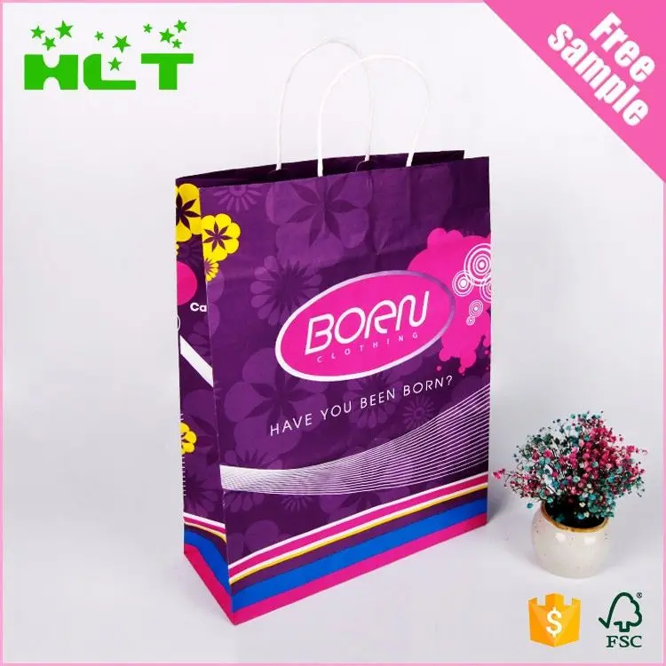 
Wedding wine paper bag book cover with handles 