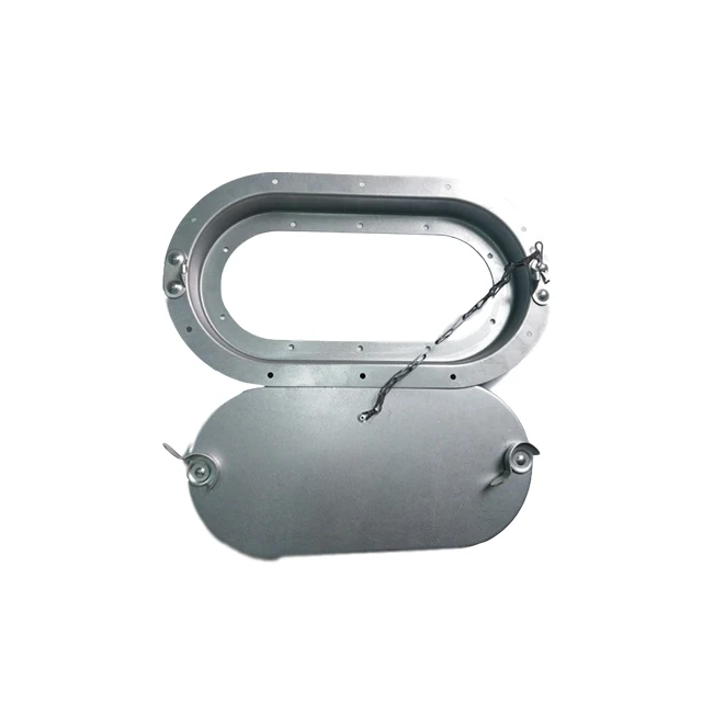 
Air Duct Galvanized Steel Oval Access Panel Ceiling Safety Door For Havc 