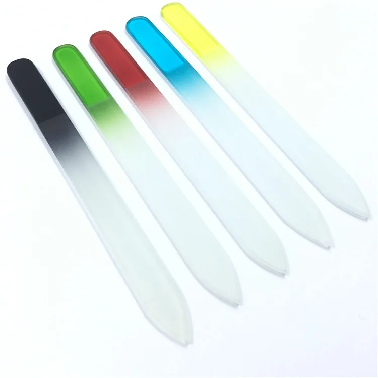 crystal glass nail file with case glass nail file in case glass nail file