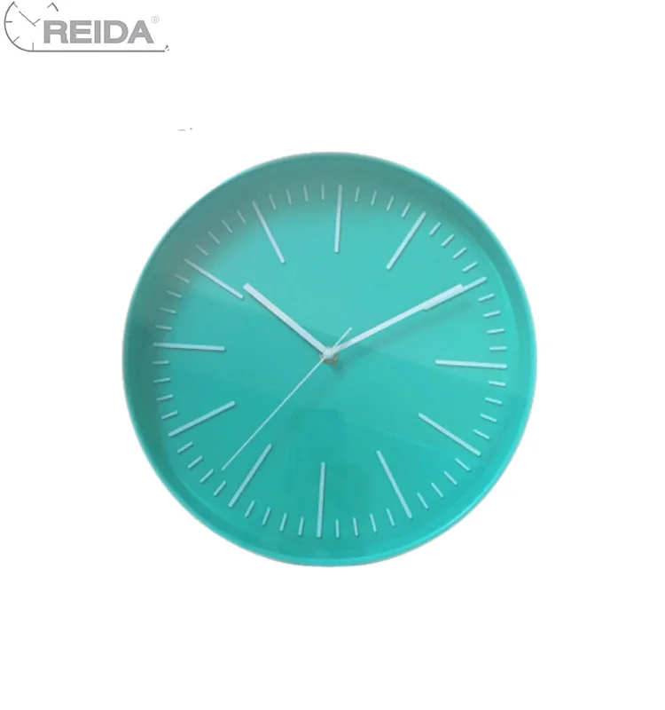 12 Inch Custom Plastic Wall Clock 3D Home Decoration Quartz Movement