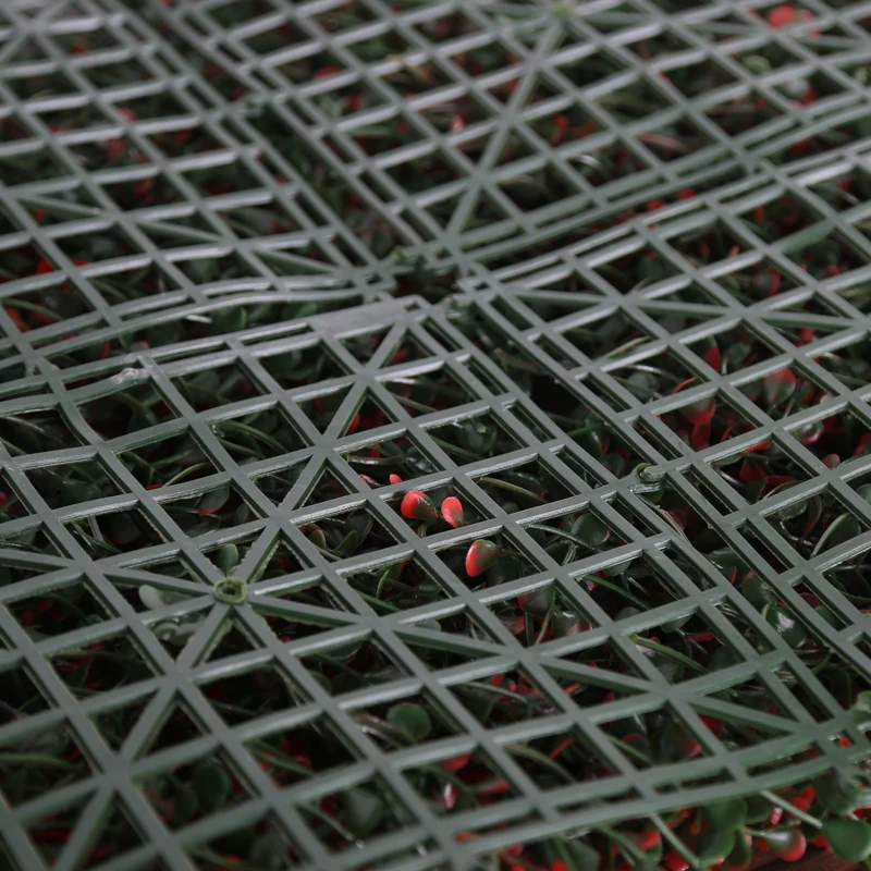 Wholesale Beautiful Decorative Plant Garden Decoration Plastic Boxwood Hedge Artificial Vertical Green Wall Artificial Hedge