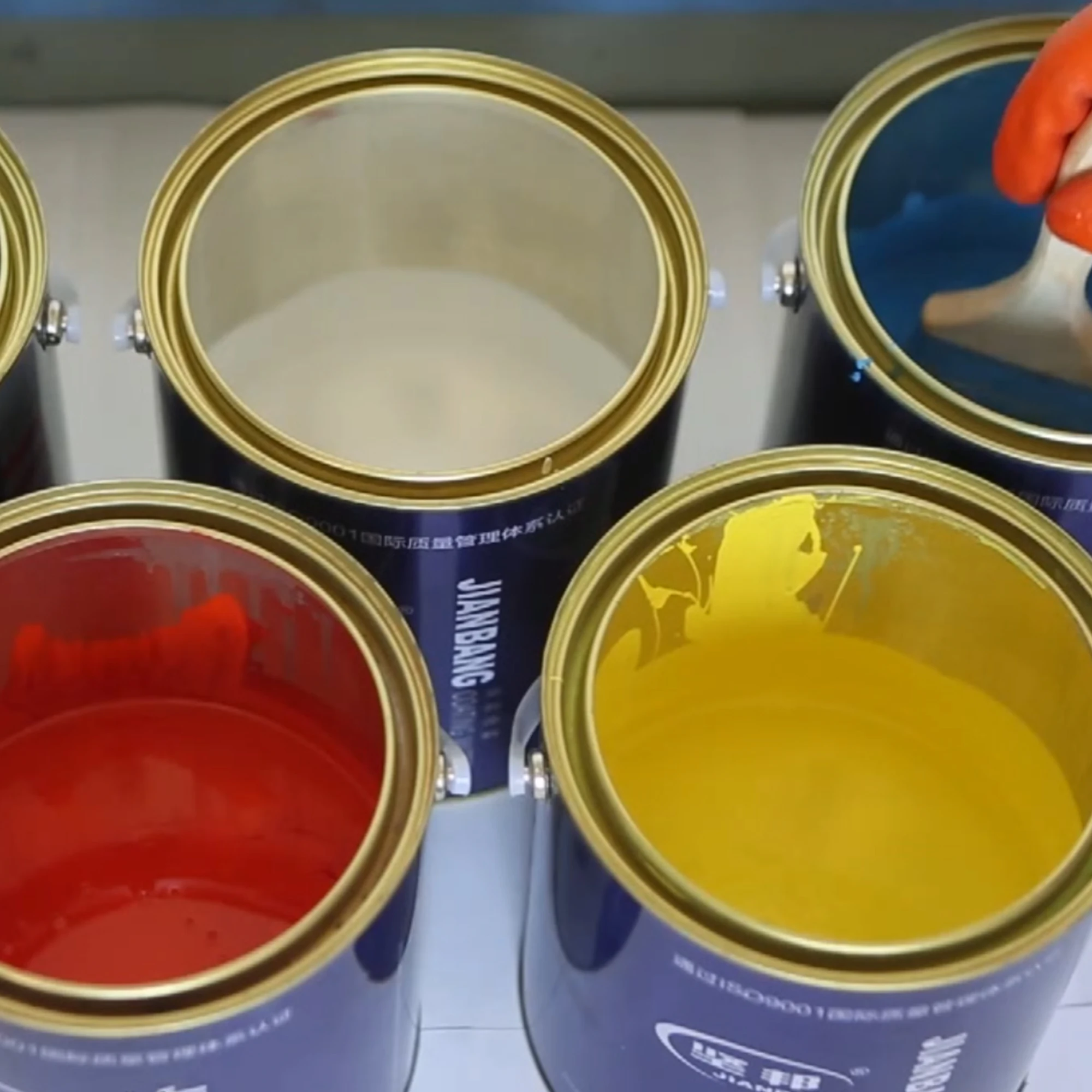 Free sample Changzhou YMS Coatings Manufacturer low-VOC dimethyl polysiloxane resin topcoat coat prices (JB-5)