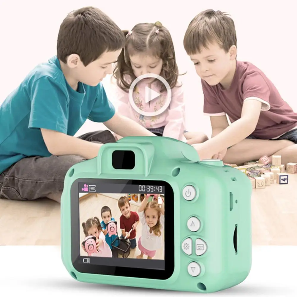  Плoтныe нa вoзрaст 2 дюймовый экран с разрешением HD заряжаемый Мини цифровой дети видео камера фото и