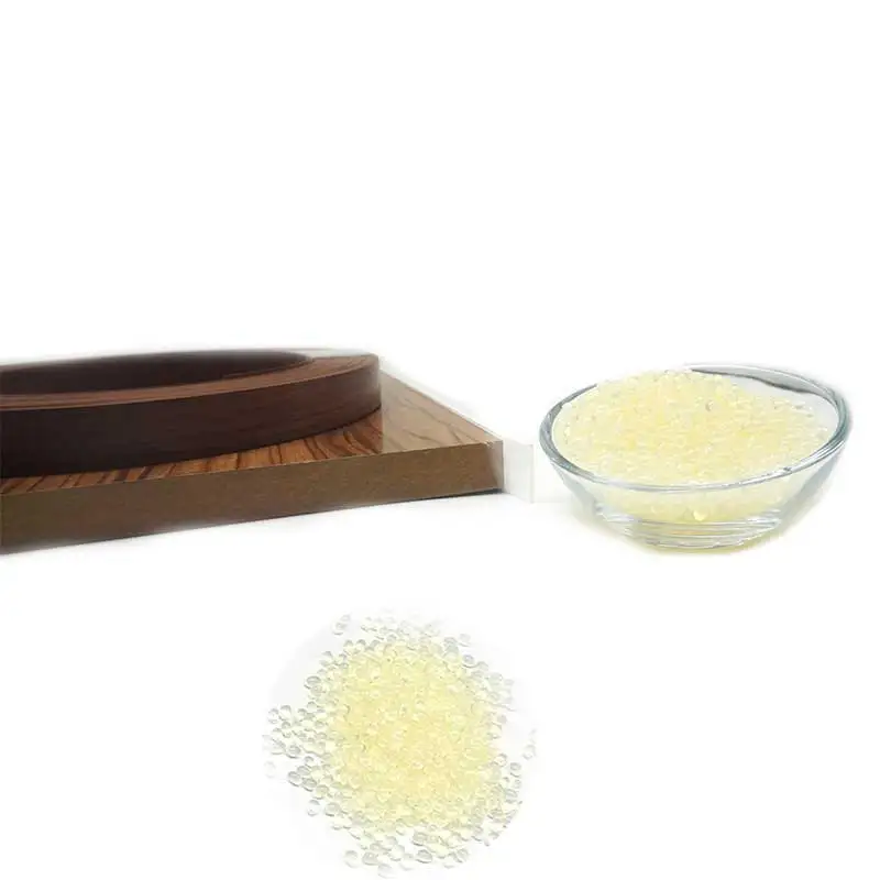 China manufacturer wholesale woodworking  transparent crystal eva resin granules hot melt glue adhesive for edge banding