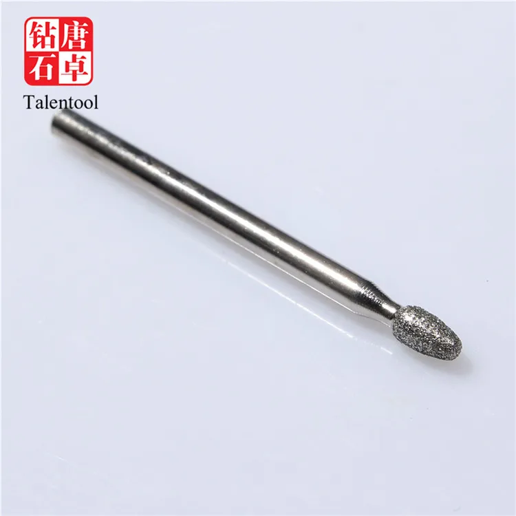 engraving tools easy use 50 PCS diamond burrs with different shape for marble stone glass