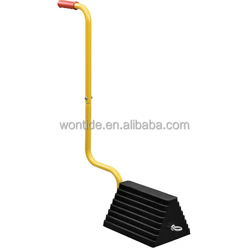 Best Value Molded Handle Rubber Wheel Chock
