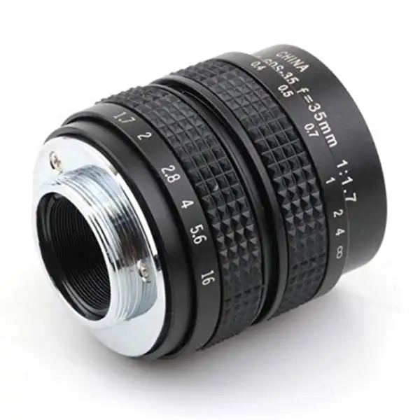 JGJ OEM Customize 35mm Black CCTV Lens for DSLR Camera for Nikon for Sony