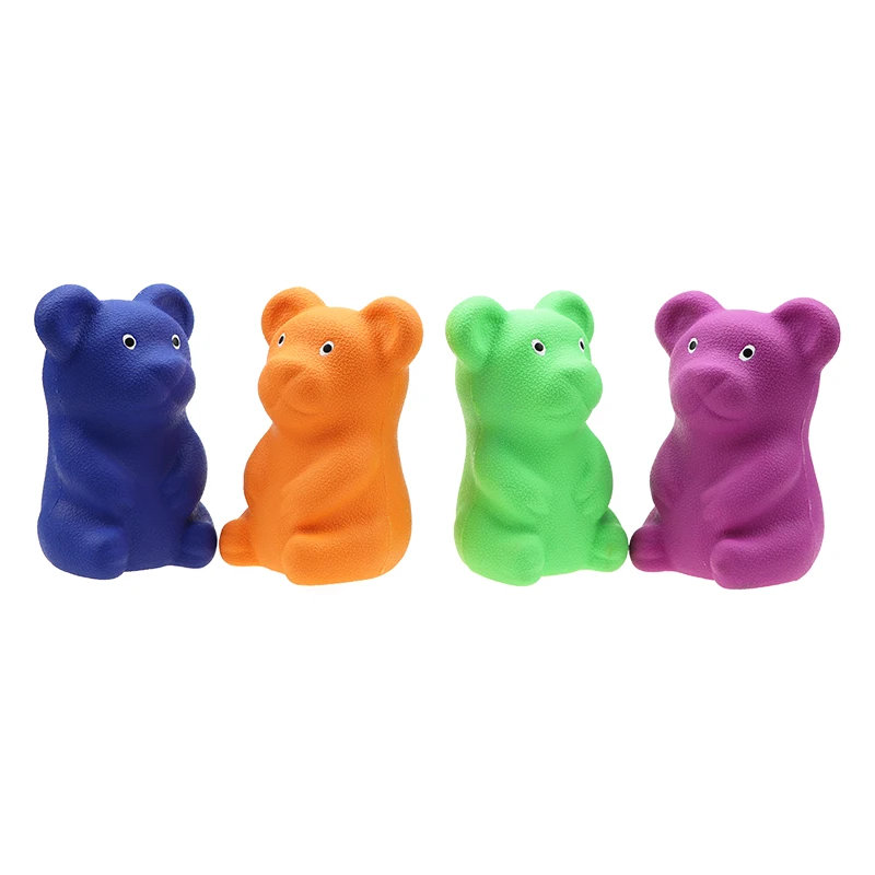 
Squeaky rubber dog toy Cute Bear Rubber Toy Manufacturer Customized 70% Rubber Content with Safety Inspection Food Grade 
