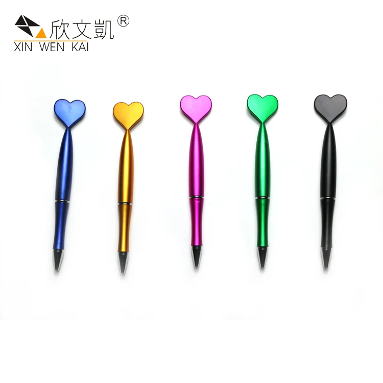 
School Stationery Innovative Custom Heart Shape Ball Point Pen With Darts heart shape stylus pen stylus pen with fine tip 