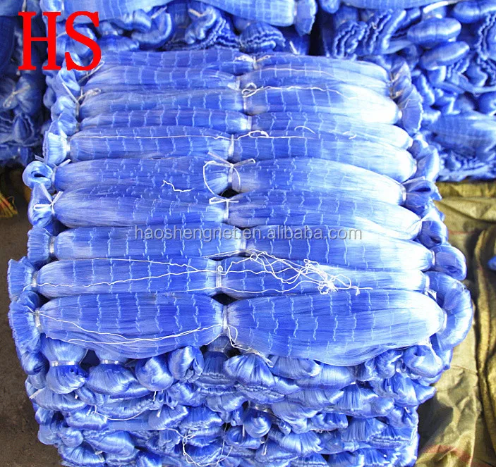 India shin blue nylon monofilament fishing net with best quality
