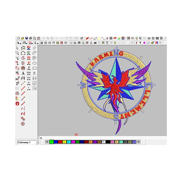 
Fast Cheap High-quality Latest Designs Patches Design Computer Embroidery Digitizing 