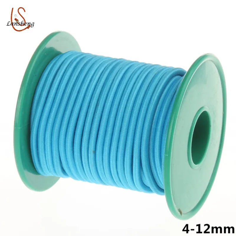 Factory Directly Wholesale 6mm Round Bulk Bungee Cord Rope Roll Rubber Bungee Cord
