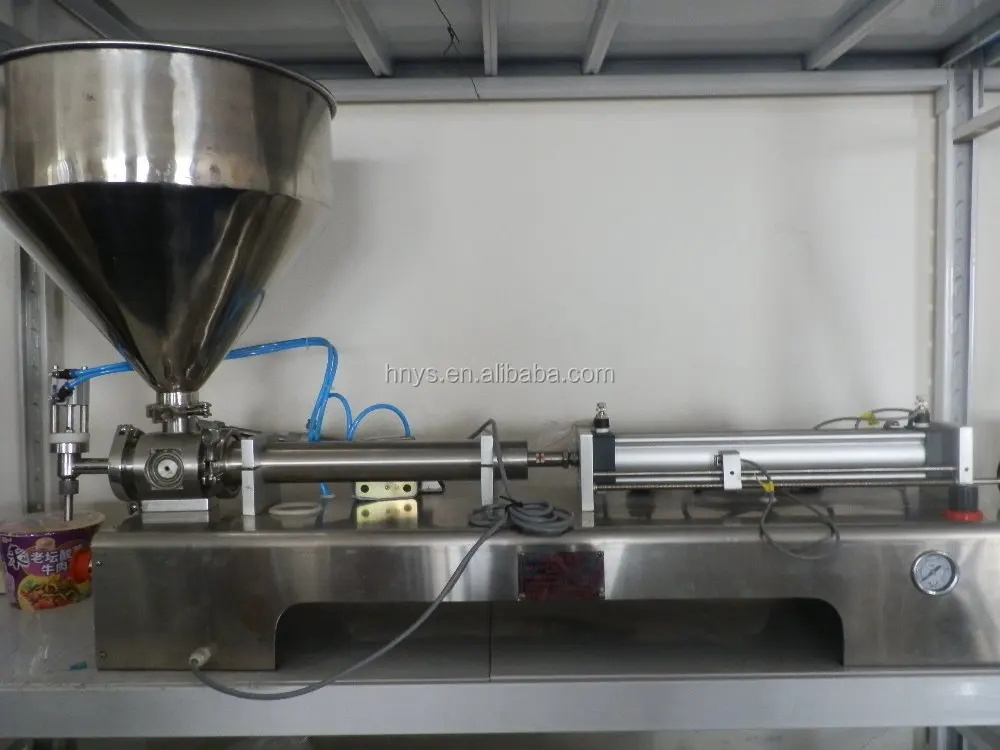 
small business honey/chili sauce /tomato sauce volumetric paste filling machine 