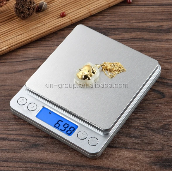 
Portable Kitchen Scale with Stainless Steel platform and ABS Design 0.1g accturacy Sensor 