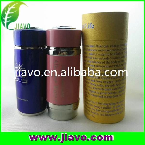 Portable Hydrogenated Alkaline Water Bottle in Handbag Packaging