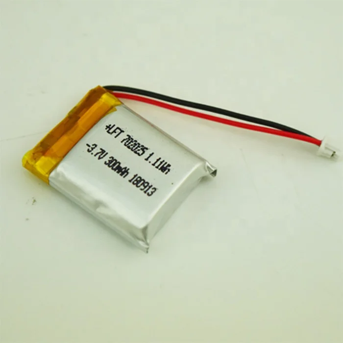 CE certificate  drone battery   3.7V  300mah  rechargeable  702025  lithium battery