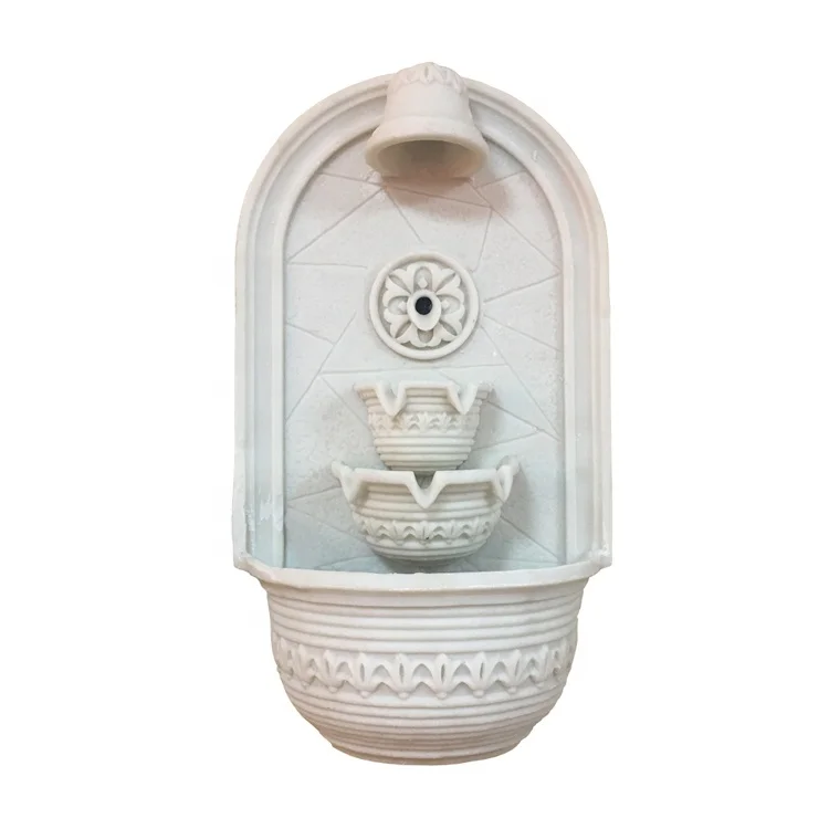 Indoor and outdoor decoration handmade status home sandstone wall water fountain