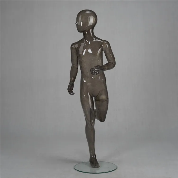 Window Display Full Baby Mannequin Sitting Child Mannquins LIfelike Model transparent Fiberglass Kids Mannequin for Sale