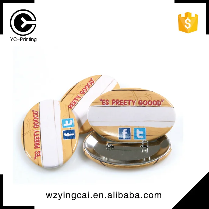 
Custom bulk blank industrial service department empty tin button badge pin machine 