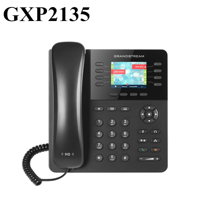 Granstream IP Phone 8 Lines, 4 SIP Accounts, 4 XML Programmable Context-sensitive Soft Keys Grandstream GXP2135