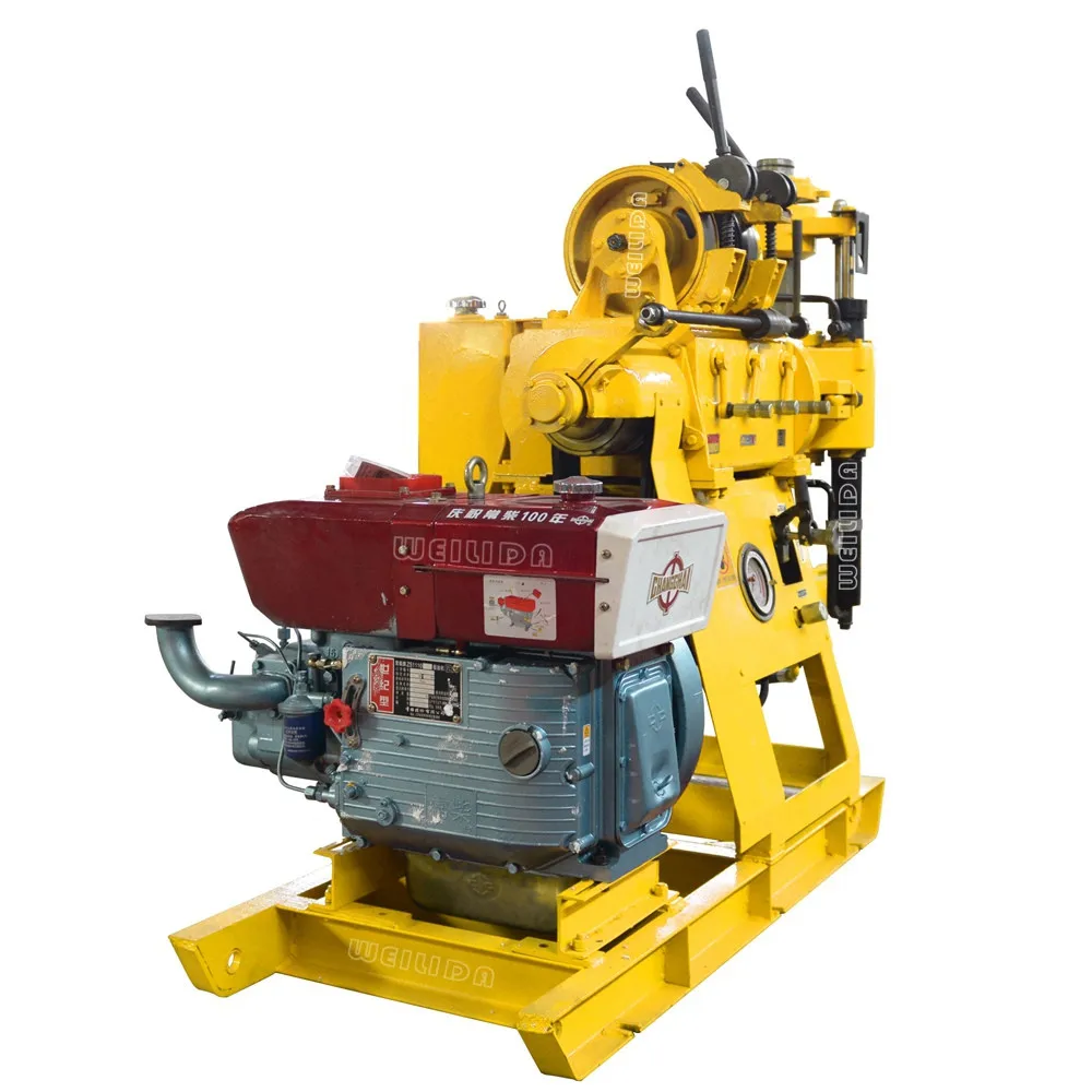 Multi Functional GK200 Water Well Drilling Machine 200 Meters Coring Drilling Rig