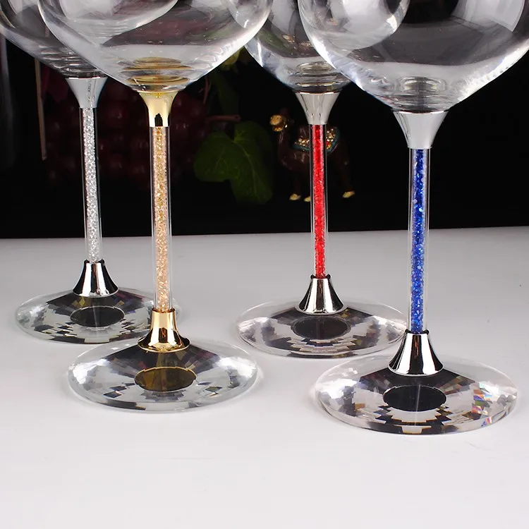 Продвижение бокаловидные цвет алмаза красное вино очки для свадьбы