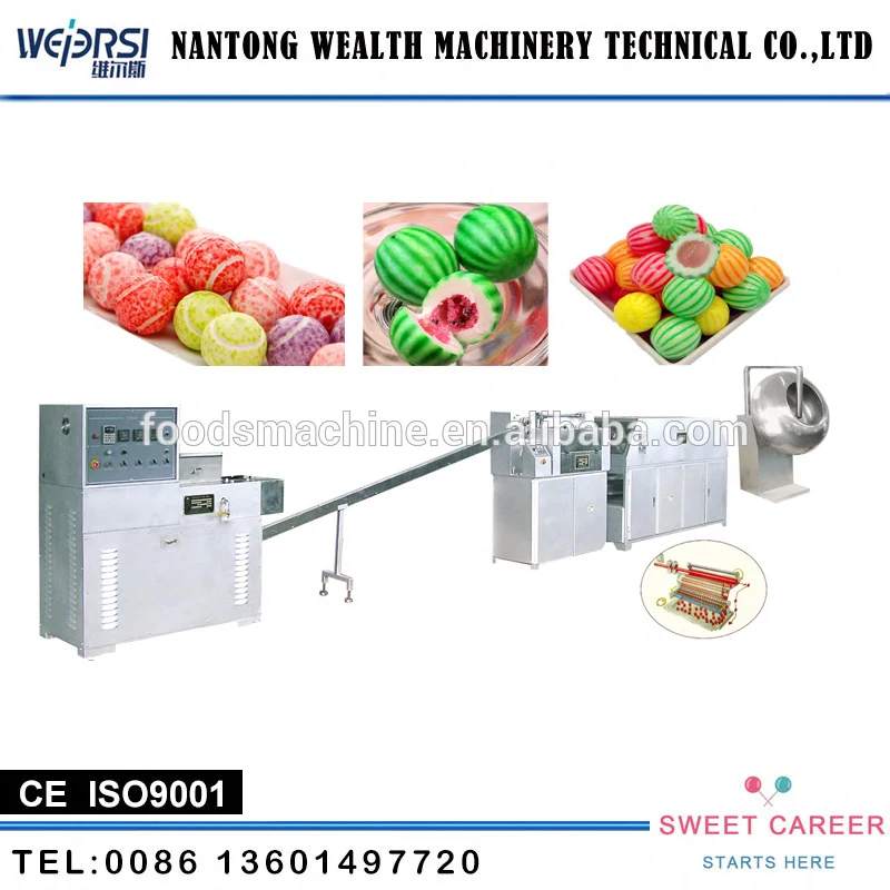 YP-150 GUM BALL MAKING LINE bubble gum ball making machine