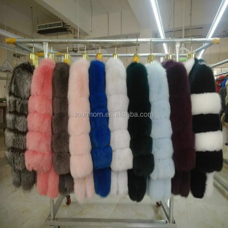2017 High Quality long section Fox Fur Coat / Winter Coats For Women