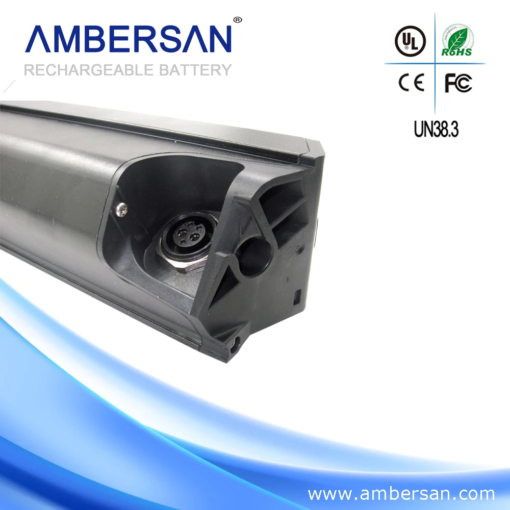 
Long slim ebike battery rechargeable lithium batteries for electric bicycle battery 