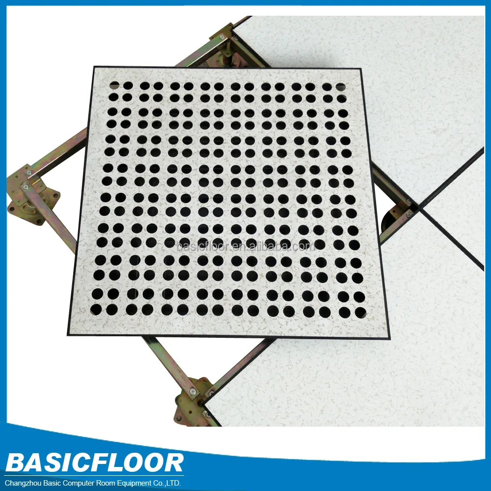 China wholesale server room anti-static perforated raised floor
