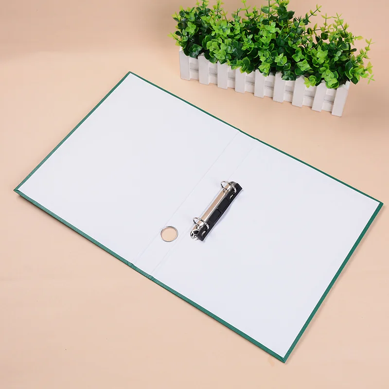 Recycled Cardboard Lever Arch File Folder 2 Ring File Folder A4 Size 2 Hole Metal Ring Binder File Folder