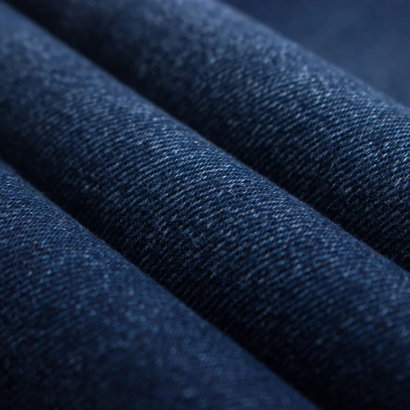 Джинсы мужские классические, хлопковые брюки из денима, мягкие модные штаны известного бренда, большие размеры