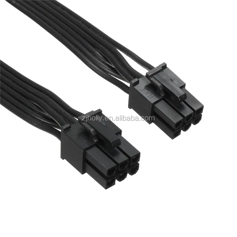 60cm Graphics Card pcie Power Cable 18AWG PCI-E 6 Pin Male to 6Pin Male Video Power Adapter Cable GPU Power Extension Cable