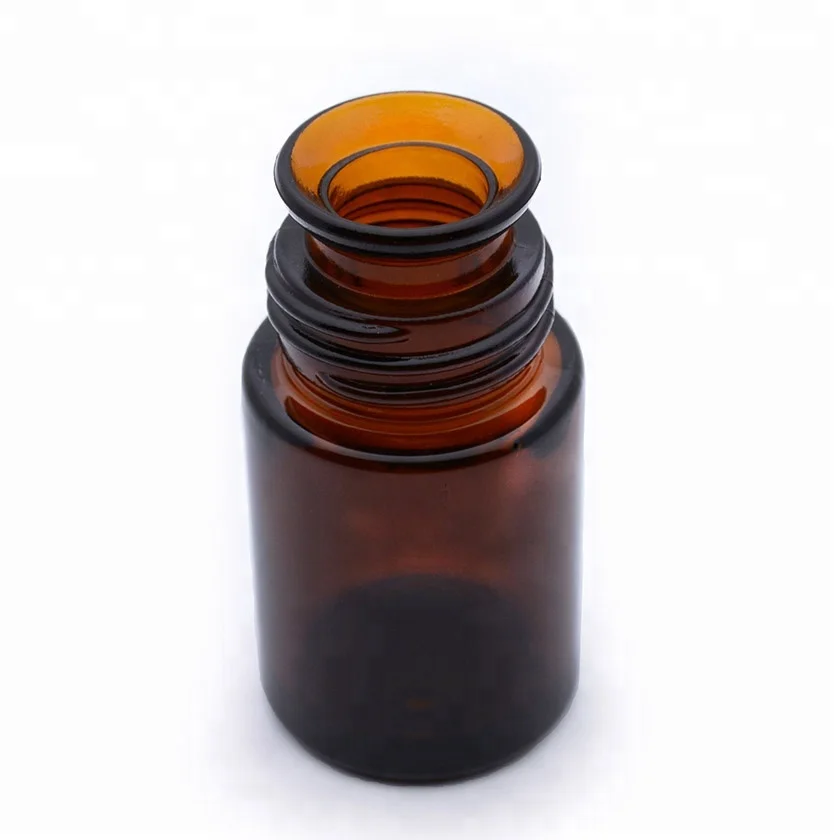 
Professional Quality 1OZ 30ML Brown Amber Bell Mouth Glass Bottle Of Flavor With White Cap Of Bakelite 