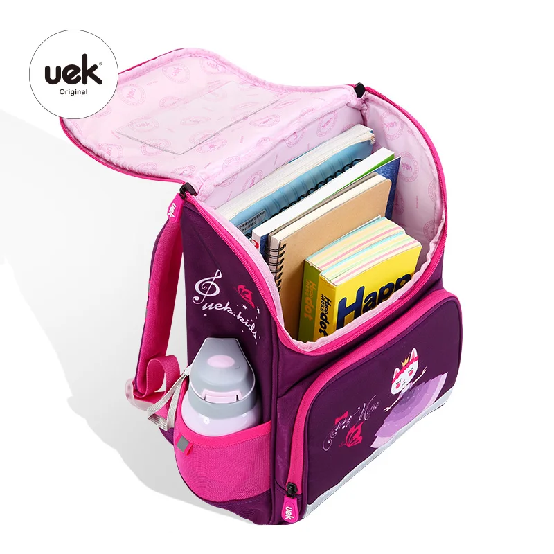 
Uek Kids New Design Backpack Girls Waterproof Lightweight shoulder strap school bag 