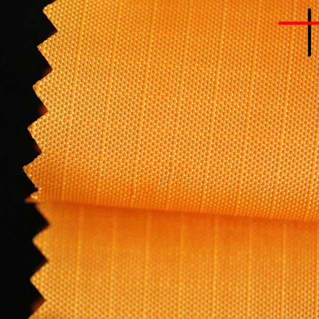 200D 4/4 Polyester Ribstop Oxford Fabric With PU Coating