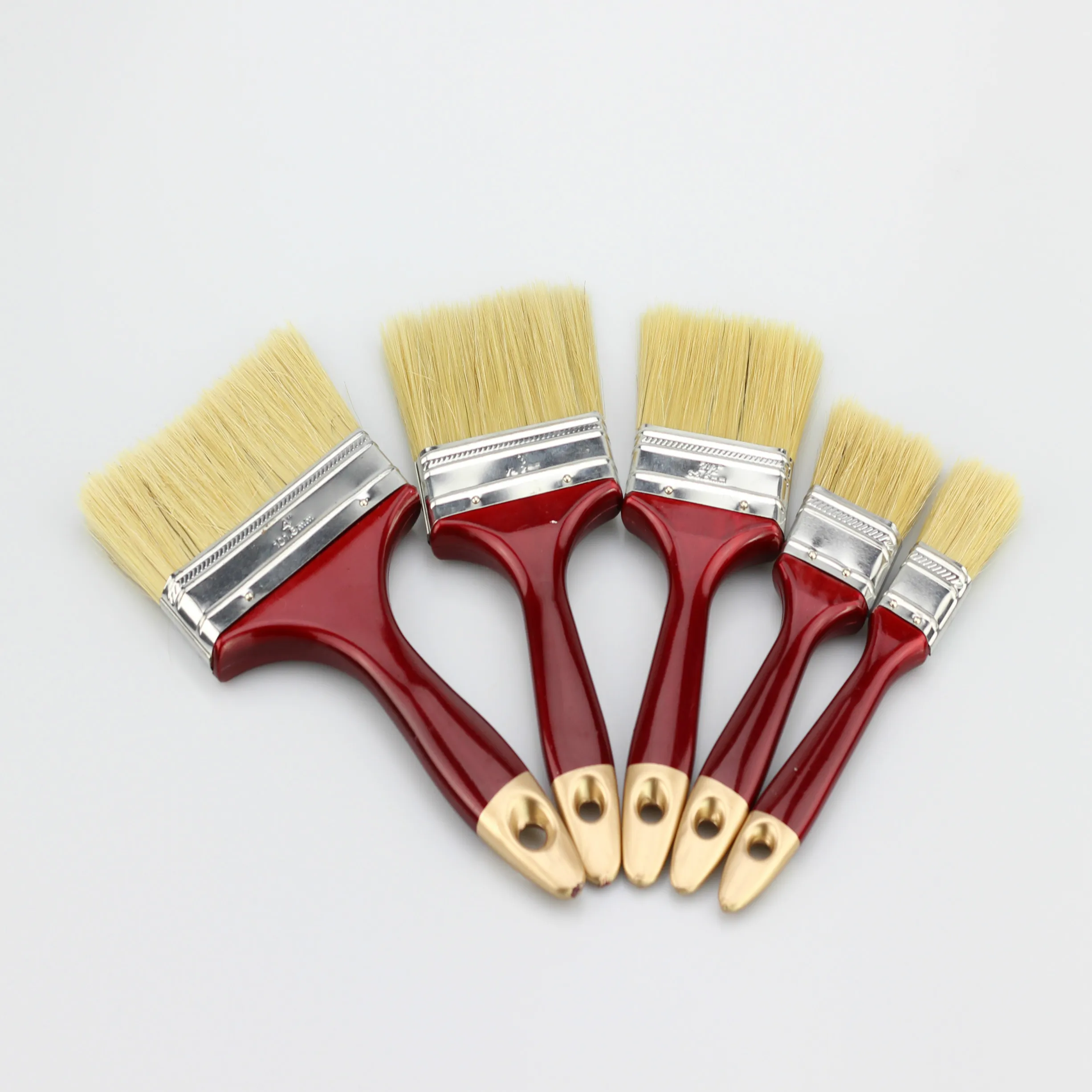 Wooden Handle Foam Paint Brush High Quality Professional Paintbrush Pure Bristle Paint Brush