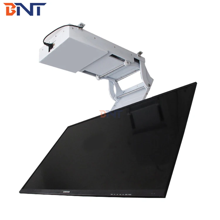 BNT Smart Home Motorized TV Lift Silent Working Motorized Ceiling Drop Down TV Mount