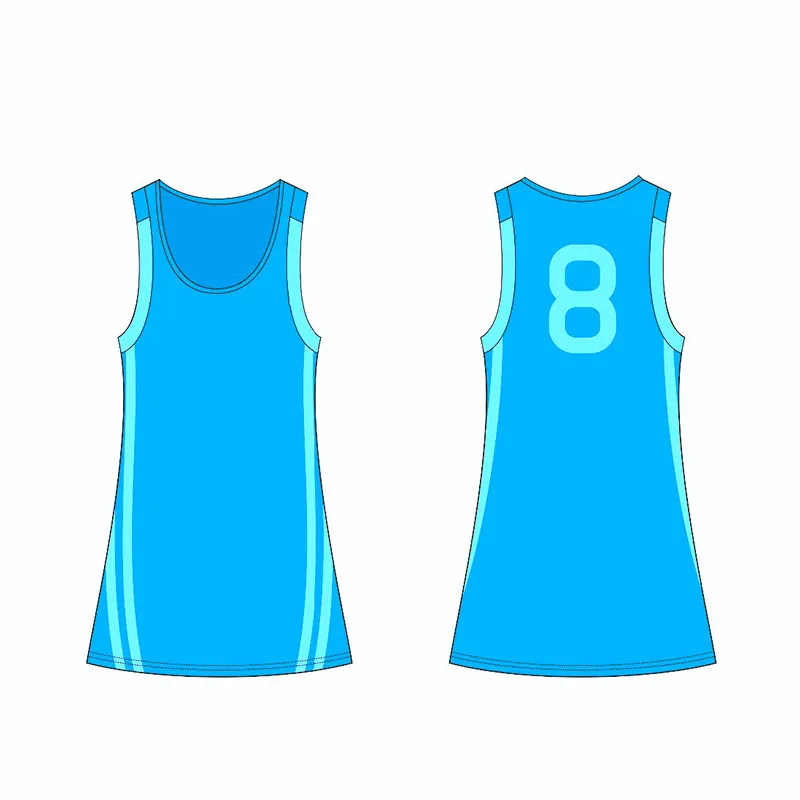 Coton Full sublimation custom netball dress women netball uniforms
