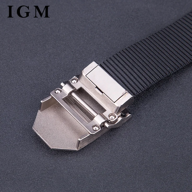 China Manufacturer Man Strap Military Automatic Buckle Canvas Belt