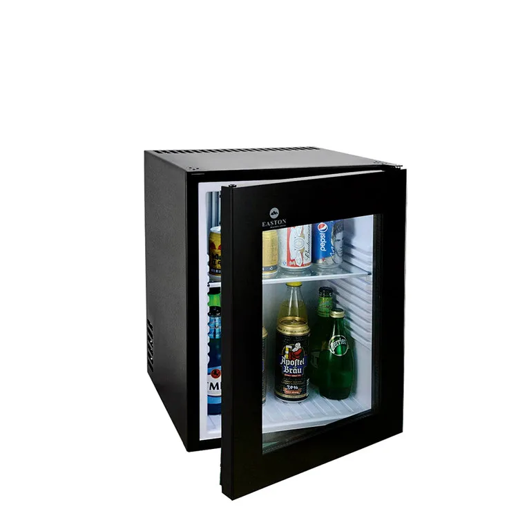 Automatic defrosting hotel minibar refrigerator