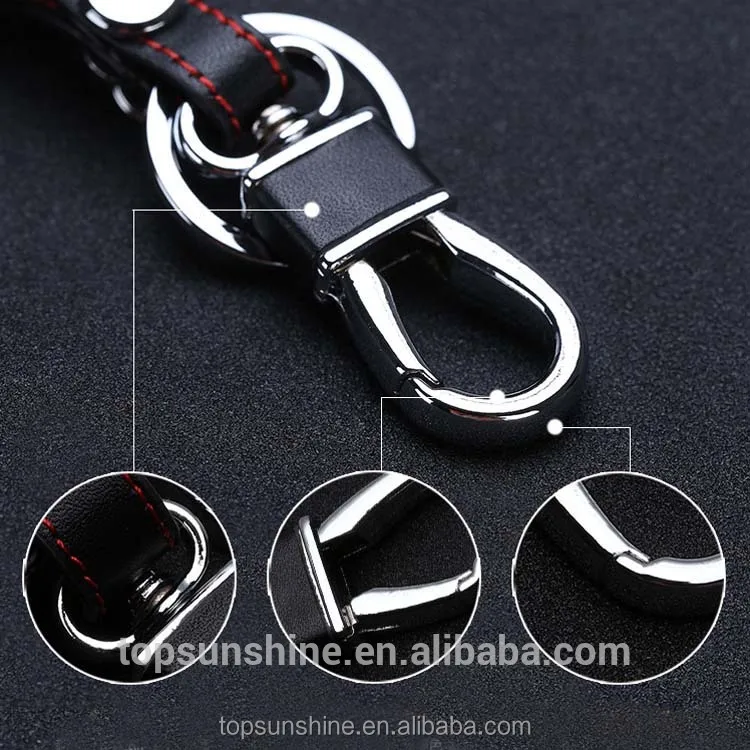 key protective holder keychain accessories remote PU leather key bag case cover for Mercedes Benz