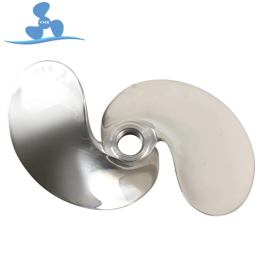 2 Blade Stainless Steel Outboard Propeller For Honda Engine