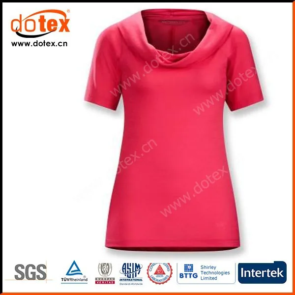 2017 влаги влагу сухой быстро Fit женщина пользовательские клобук шеи Футболка